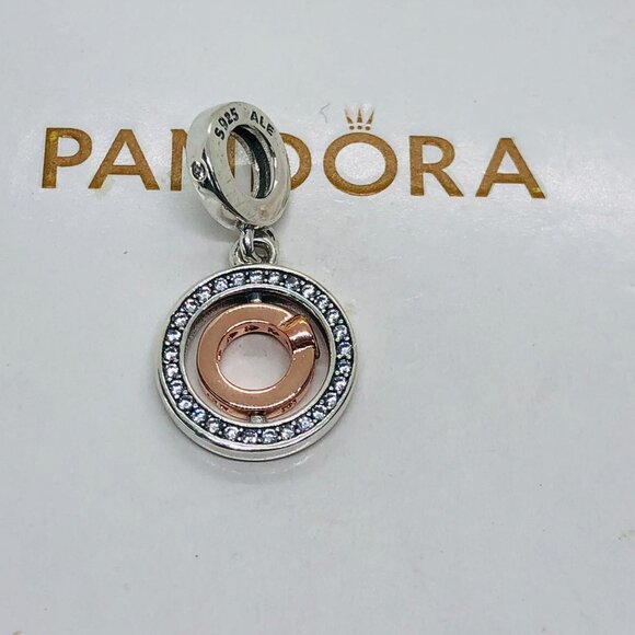 Pandora Jewelry - ✨🔥Pandora Signature Two-Tone Logo Circles Dangle Charm
